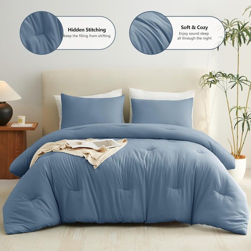 Set piumone queen blu - piumone,